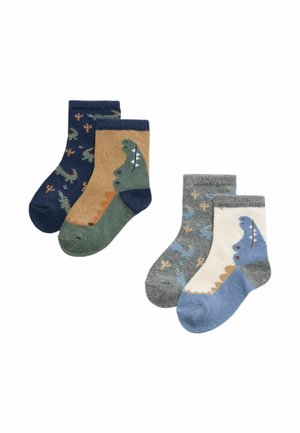 PACK 4  ESTAMPADOS COCODRILO - Calcetines - grey