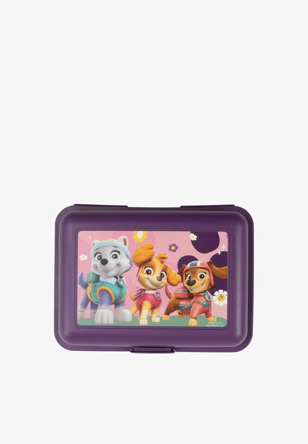 PAW PATROL - SKYE EVEREST UND ZUMA MIT TRENNWAND - Brotdose - lila