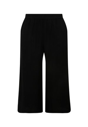 Ulla Popken WIDE ELASTIC WAIST - Shorts - black