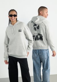YOURTURN by Zalando - UNISEX - Hoodie - mottled light grey Thumbnail Image 1