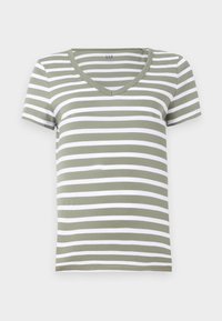 STRIPE - Triko s potiskem - mesculen green