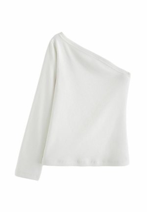 ONE SHOULDER - Långärmad tröja - white