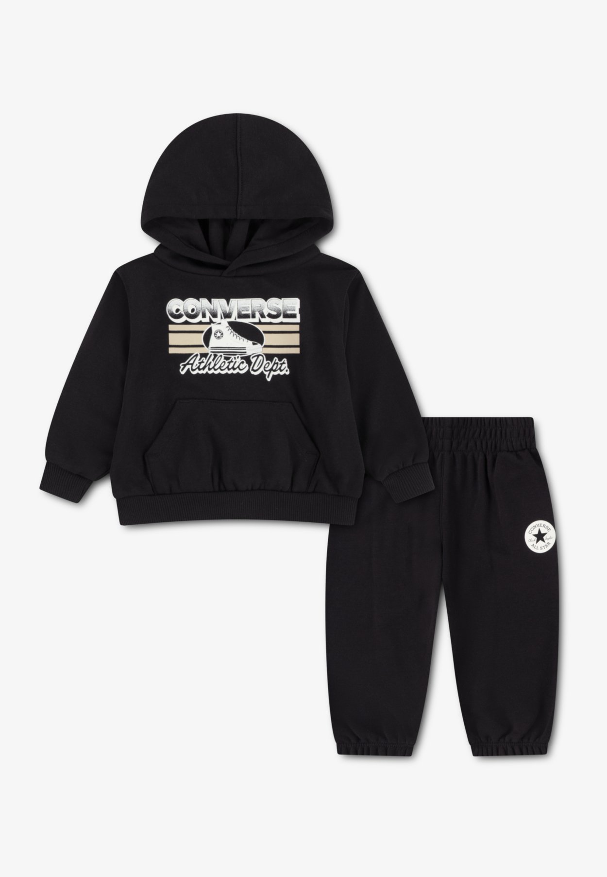 Converse SET - Hoodie - black/egret