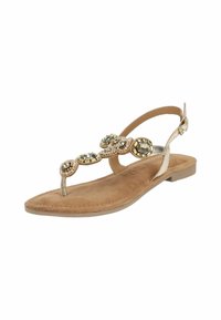 Lazamani Sandales tongs - gold