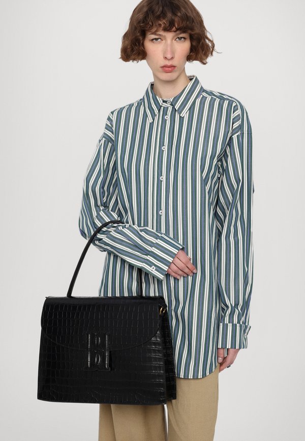 OVERSIZE SHIRT - Button-down blouse - rain forest3