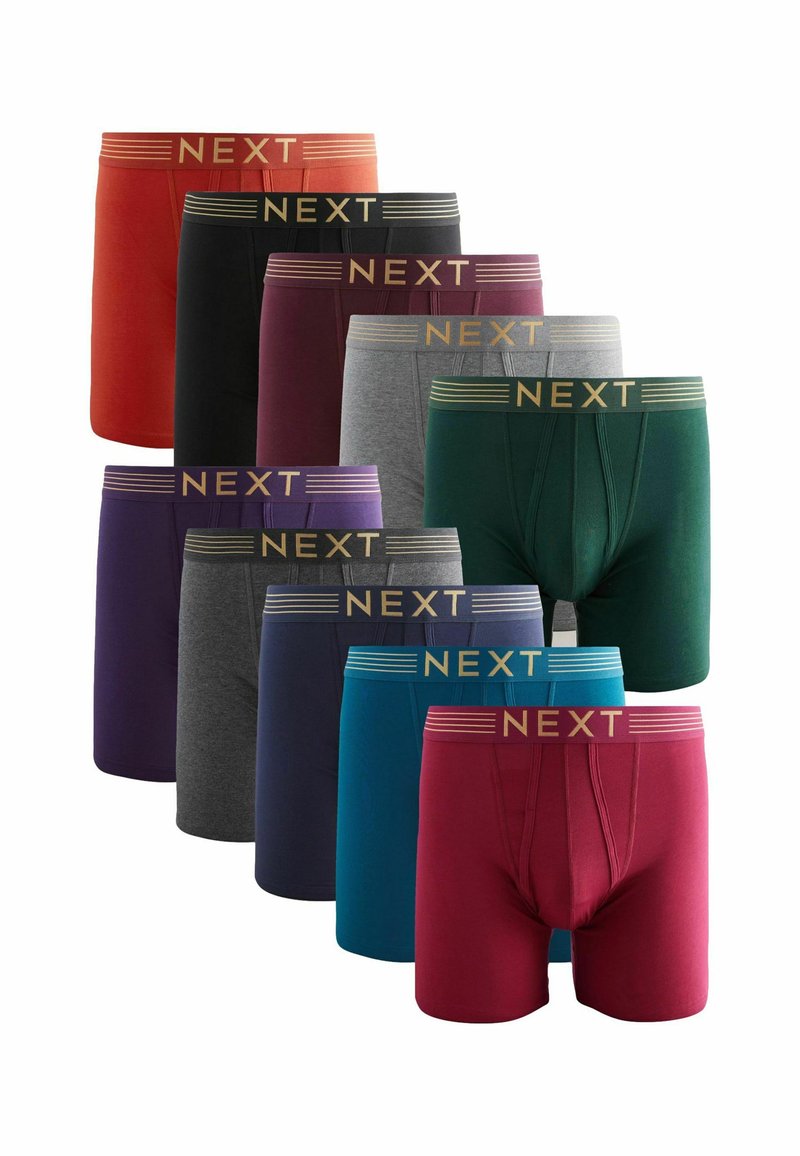 Next LONGER A-FRONTS 10 PACK - Boxer alsónadrág - rich blue green