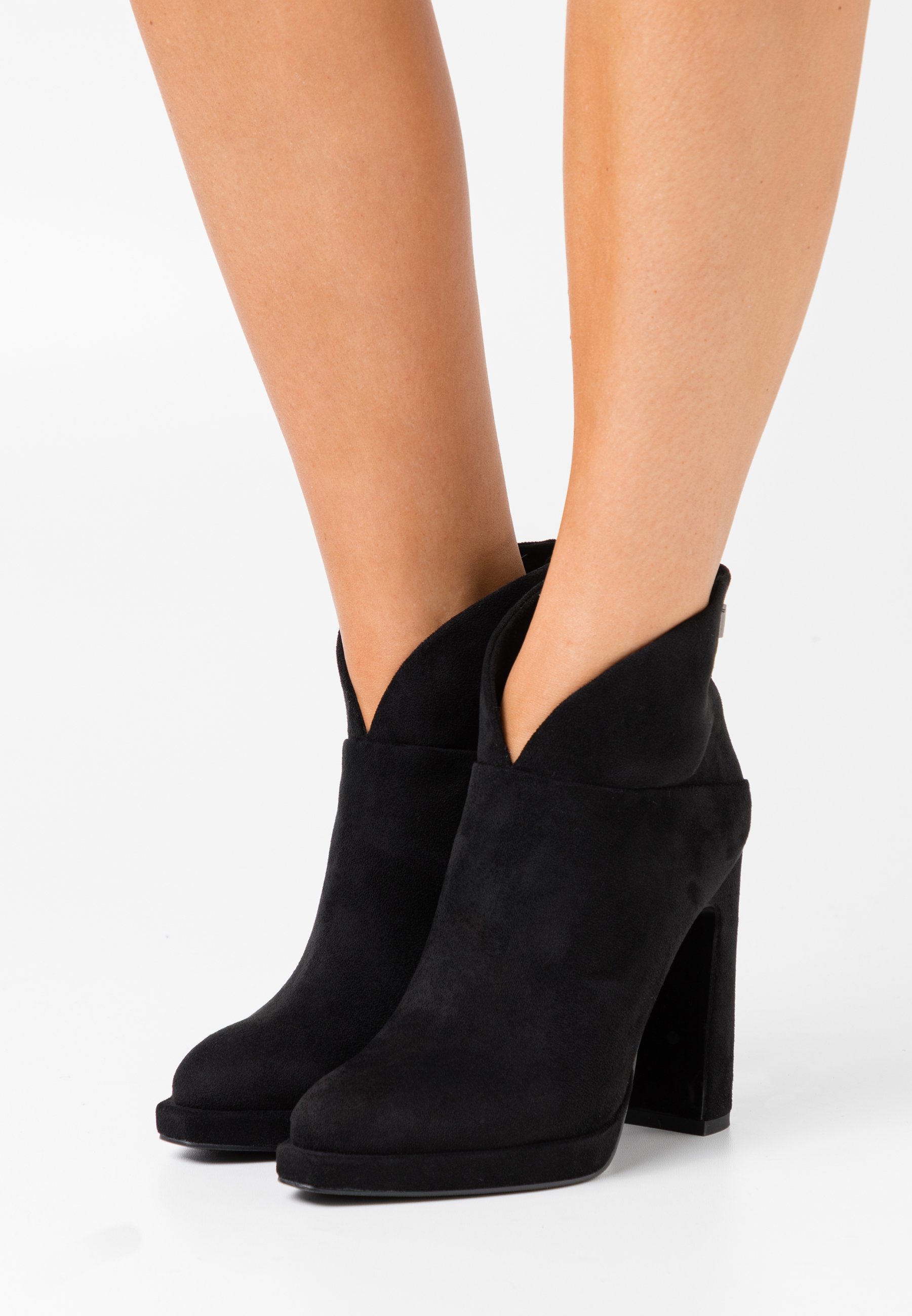 Laura Biagiotti Enkellaarsjes met hoge hak - black/Zwart - Zalando.nl