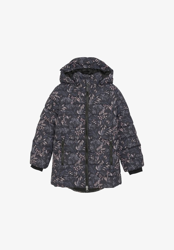 COJACKET - QUILT - LONG - AOP - Winter coat - phantom