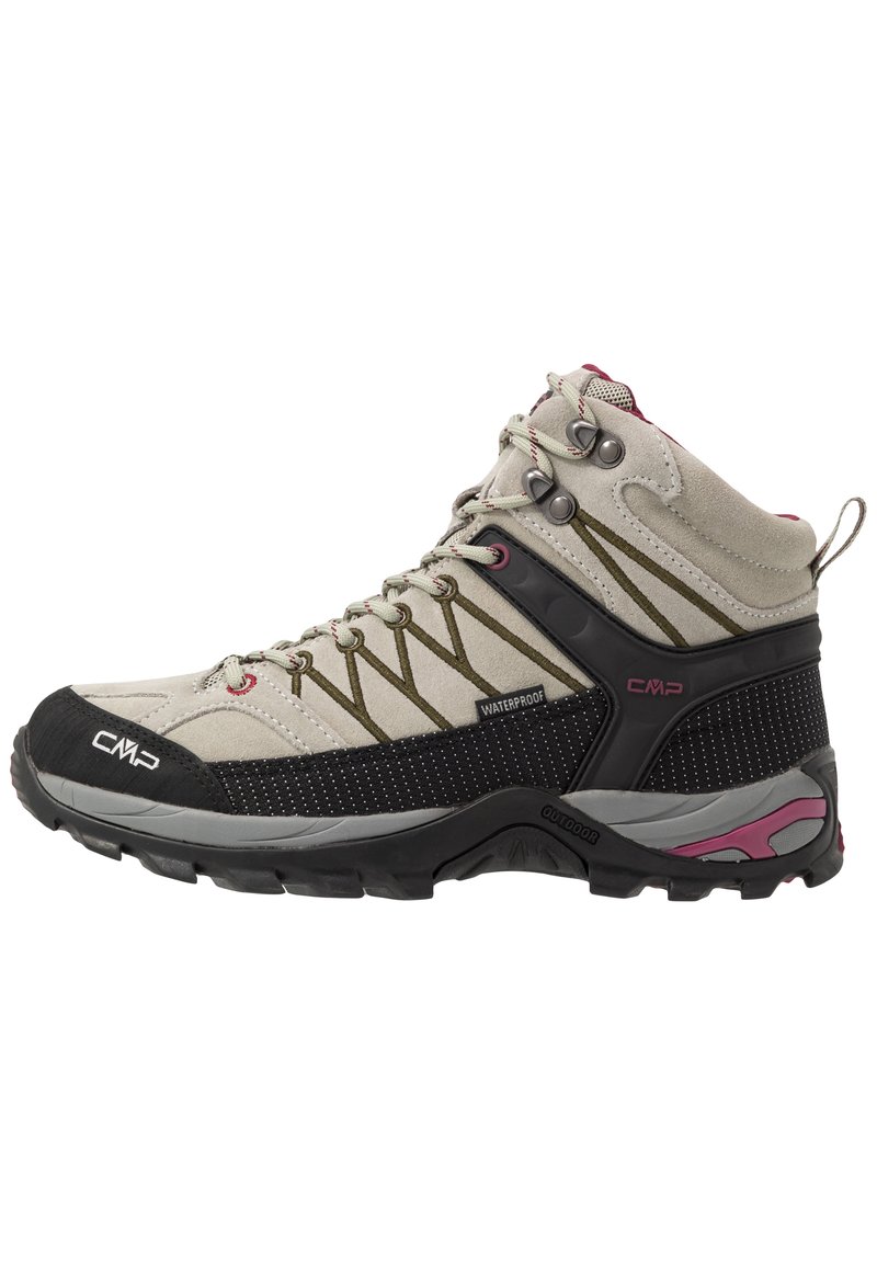 CMP RIGEL MID TREKKING - Sapatos de caminhada - sage/moss