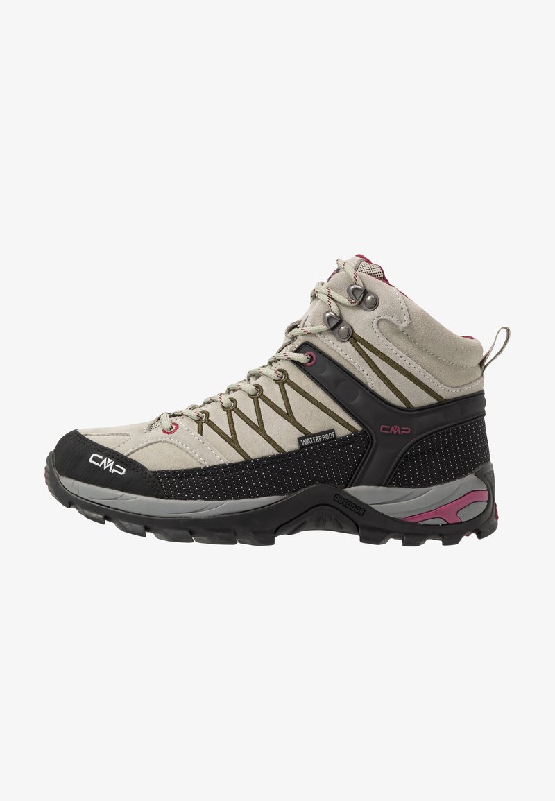 CMP RIGEL MID TREKKING - Sapatos de caminhada - sage/moss