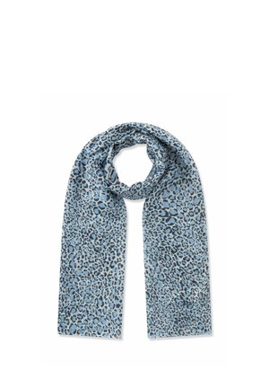 MIT LEO-PRINT - Schal - blau