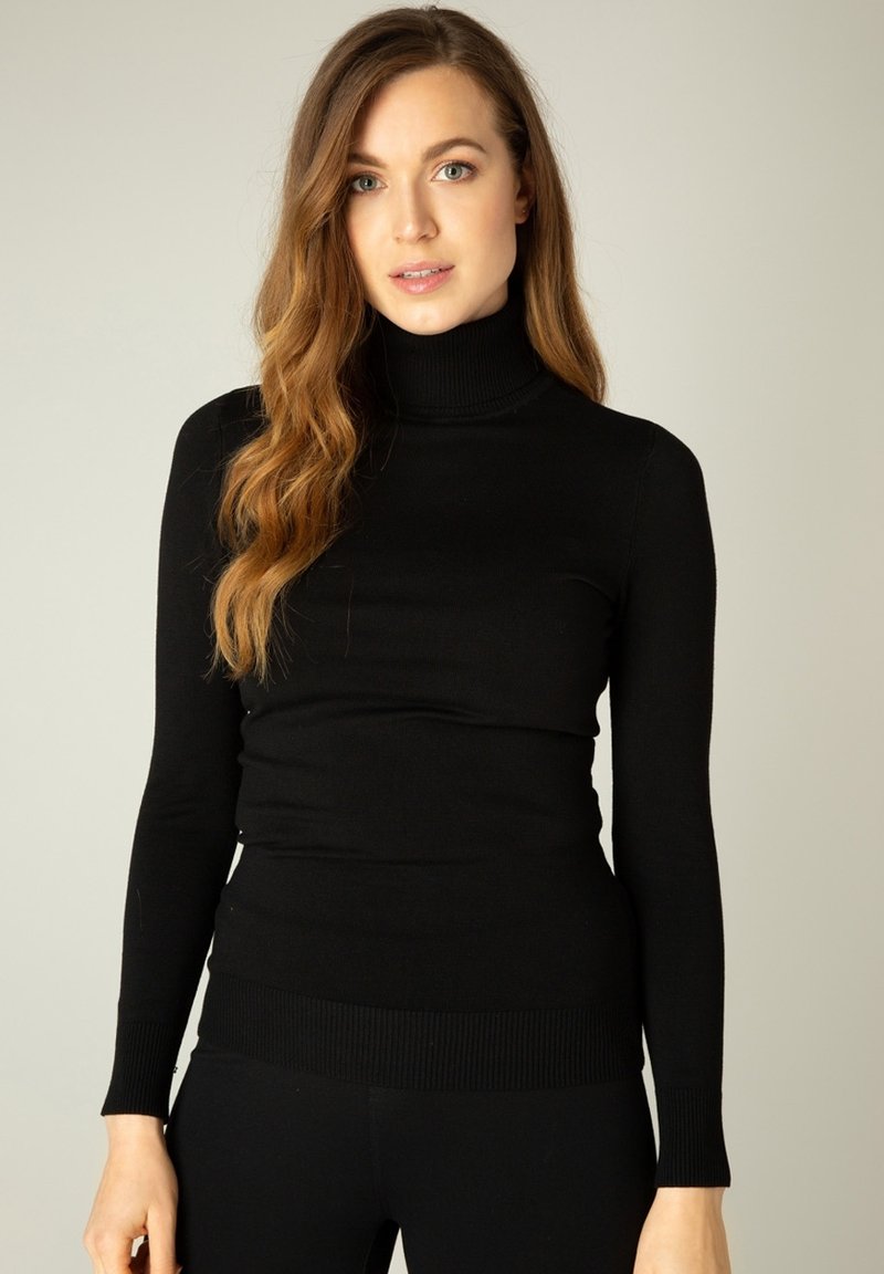 Damen Strickjacken | Yest YUEN Strickpullover black/schwarz - SL10118 Damen Strickjacken | Yest YUEN Strickpullover black/schwarz - SL10118