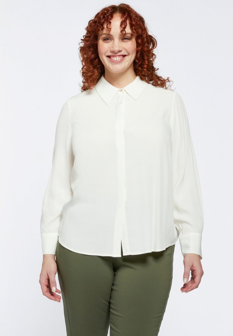 Fiorella Rubino Overhemdblouse wit