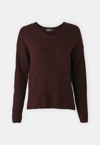 ONLCAMILLA V NECK - Vesta - port royale melange