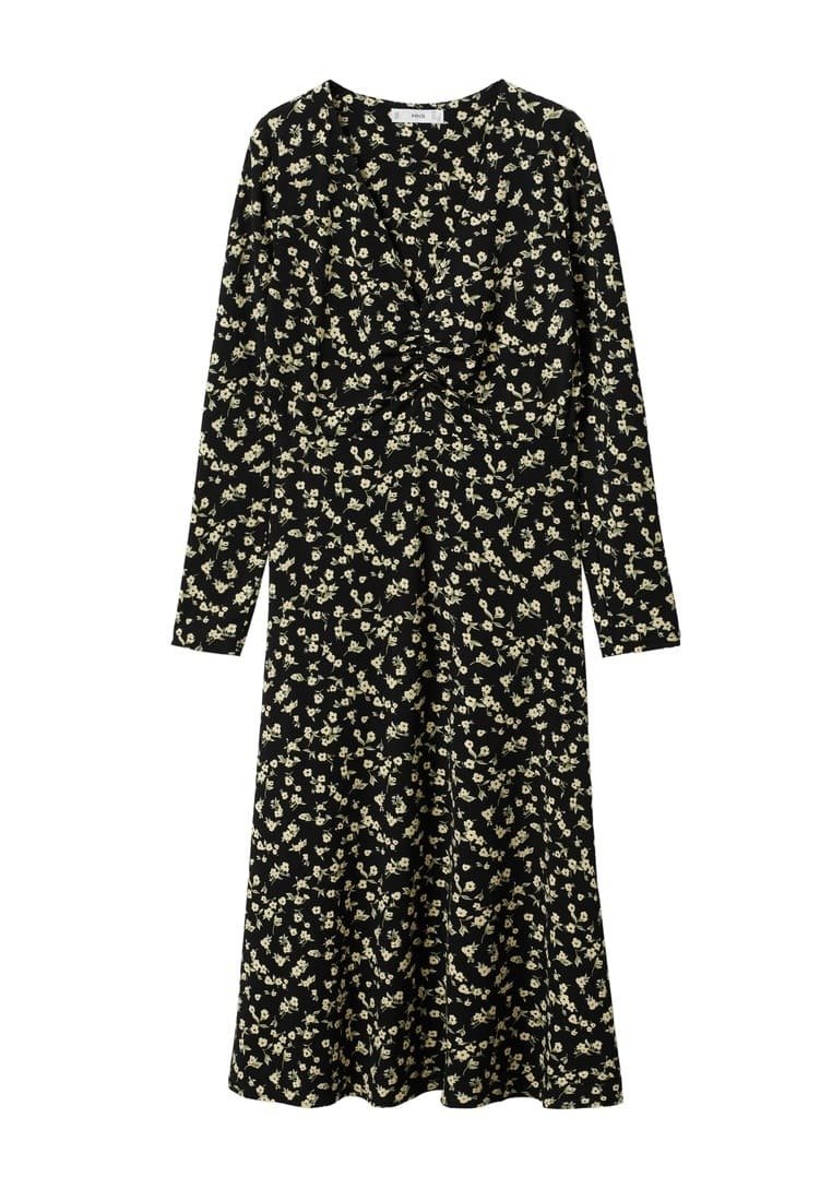 Mango Jerseyjurk zwart Mango Jerseyjurk zwart