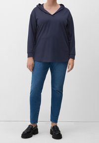 Triangle Jersey con capucha - dark blue