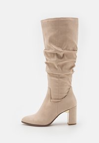 Botas de salto alto - ivory