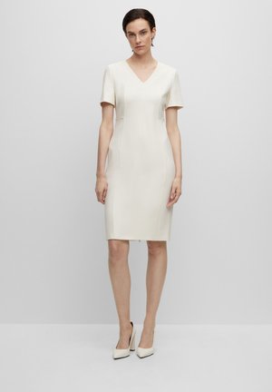 BOSS DAMAISA - Jersey dress - open white