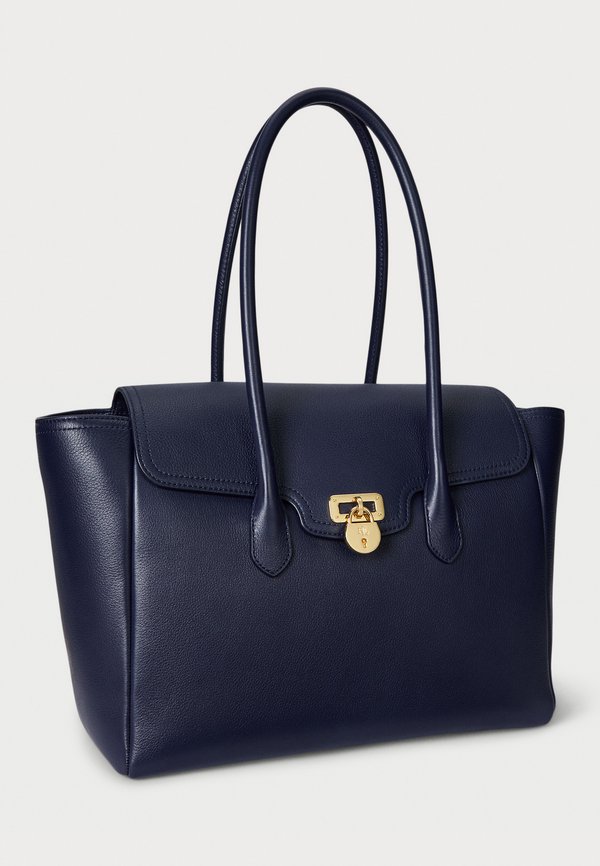 PEBBLED LEATHER LARGE TANNER SATCHEL - Handbag3