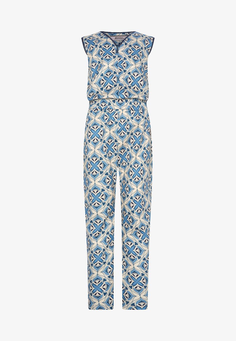 4funkyflavours CHARACTER WITH GEOMETRIC PATTERN - Overal - blue