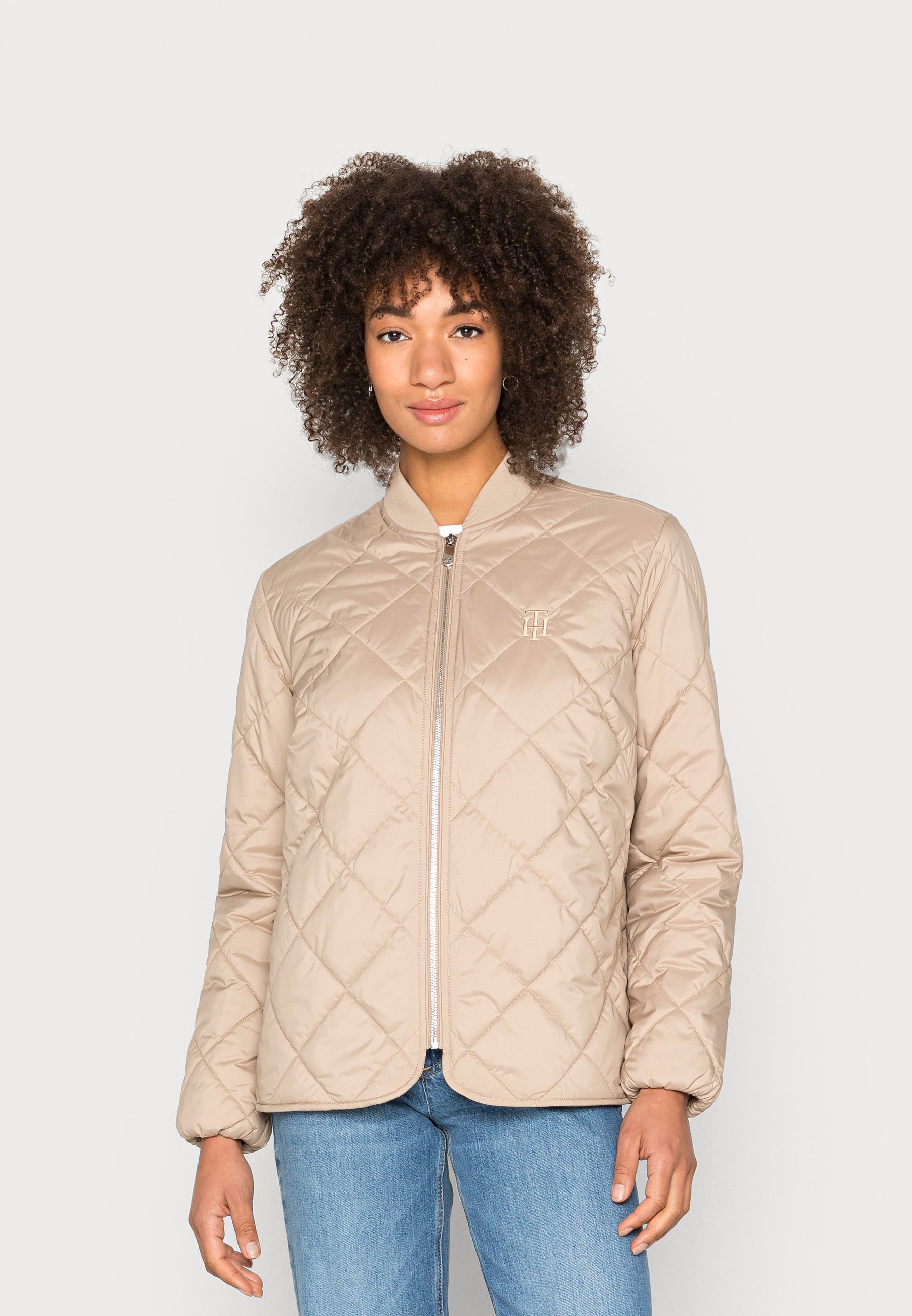 tommy hilfiger quilted bomber jacket