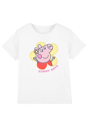 PEPPA PIG SUNNY DAYS FLOWER - Print T-shirt - white