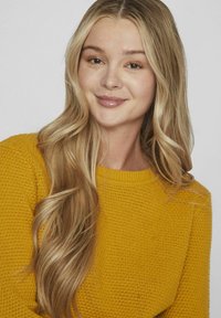 VILA VIDALO O-NECK - Stickad tröja - arrowwood