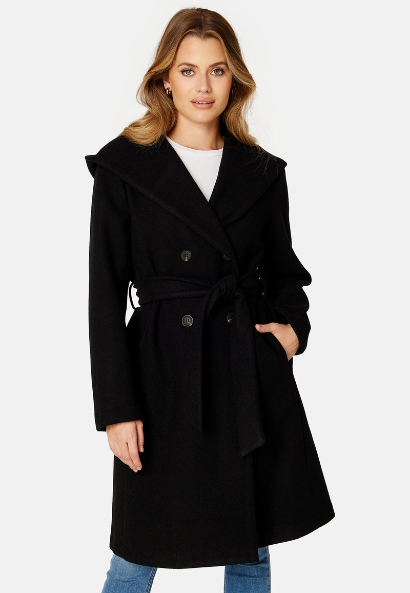 Bubbleroom HOODED MIDI COAT - Prochowiec