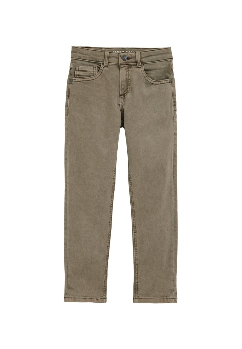 WE Fashion BLUE RIDGE - Straight leg -farkut - army green/tummanvihreä ...