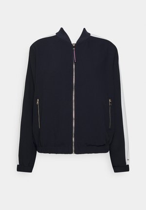 FLUID COLORBLOCK - Bomber Jacket - desert sky
