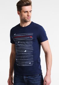 Pier One - T-Shirt print - navy Thumbnail-Bild 1