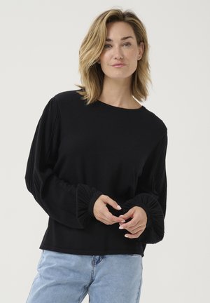Cream CRDELA KNIT - Jumper - pitch black