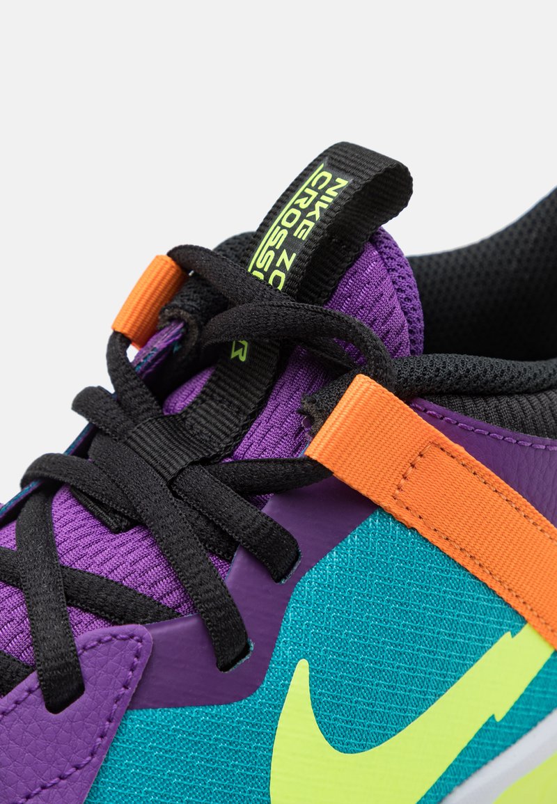 teal and purple nike shoes
