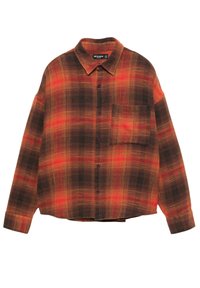 LONG SLEEVE CHECK - Košeľa - red