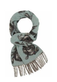 FRAAS FLORAL CASHMINK - MADE IN GERMANY - Sciarpa - misty blue