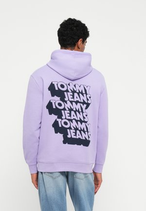 STACK BACK LOGO HOODIE - Sweater - purple