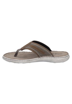 T-bar sandals - braun kombi