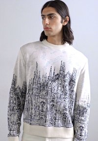 Missoni CREWNECK - Jumper - black/white