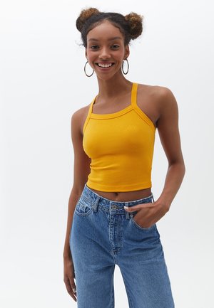 WITH STRAPS - Top - radiant yellow