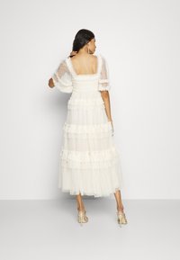 peaches smocked ankle gown