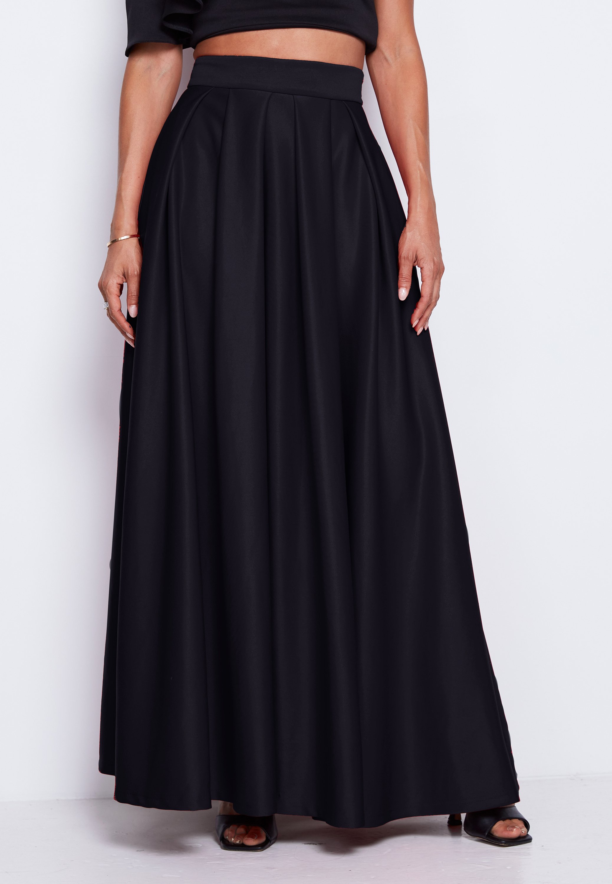 jupe longue violette