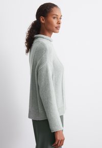 Marc O'Polo AUS SOFTEM MIX - Strickpullover - frozen mint