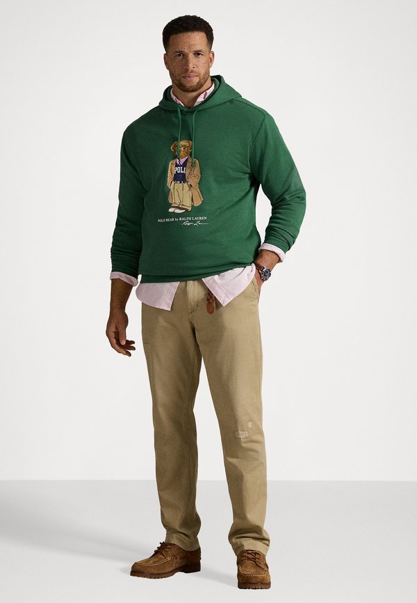 POLO BEAR FLEECE HOODIE - Sweatshirt - washed forest2