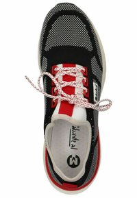 La Strada Sneakers laag - black white red