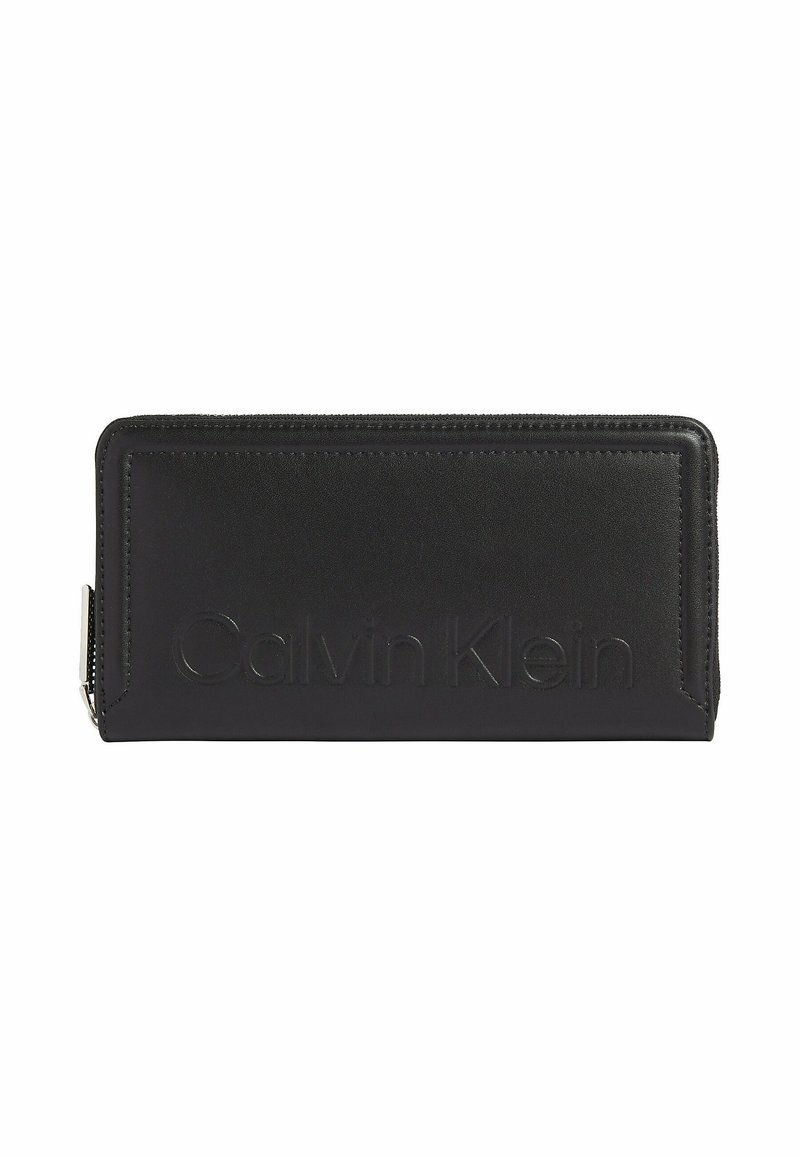 Calvin Klein ZIP AROUND Wallet ck black/black Zalando