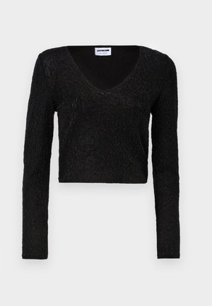 Noisy May, NMGILLY CROP - Camiseta de manga larga - black