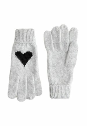Fingerhandschuh - grey heart