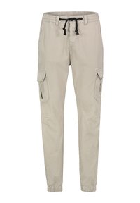 MIT ELASTISCHEM BUND UND TASCHEN - Cargo trousers - beige