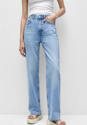 Straight leg jeans - blue denim