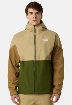 The North Face M LIGHTNING ZIP-IN JACKET - Hardshell striukė - utility brown-woodland green-khaki stone
